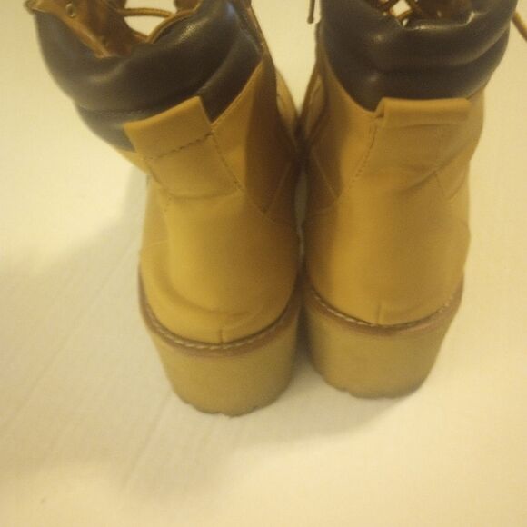 Women's hiking/work boots with zipper and lace up closure - Picture 3 of 8